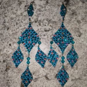 Crystal Chandelier Earrings